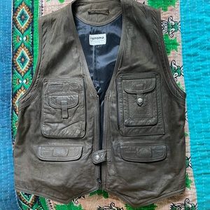 Mens (RENOMA, PARIS) Leather, Rare. Authentic-Vintage.Numbered.